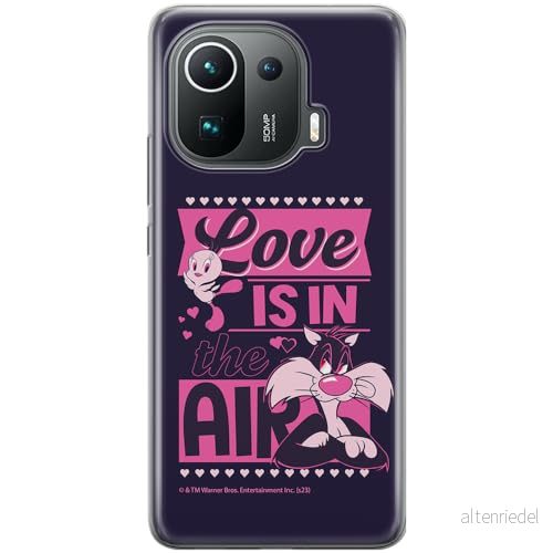 ERT GROUP mobiltelefonfodral för Xiaomi MI 11 PRO originalt och officiellt licensierat Looney Tunes mönster Sylvester & Tweety 007, fodral tillverkad av TPU plast 5905795123055