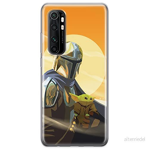 ERT GROUP mobiltelefonfodral för Xiaomi MI NOTE 10 Lite originalt och officiellt licensierat Star Wars mönster Baby Yoda 020 anpassad till formen på mobiltelefonen, fodral tillverkad av TPU plast 5904805069482