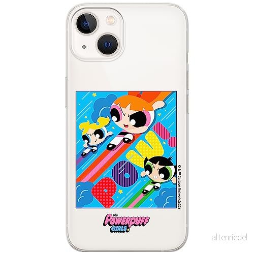 ERT GROUP mobiltelefonfodral för Iphone 13 originalt och officiellt licensierat The Powerpuff Girls mönster 025 anpassad till formen på mobiltelefonen, gedeeltelijk transparant 5905511970659