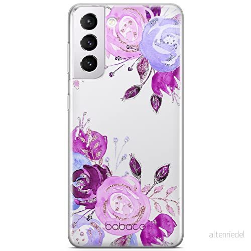 ERT GROUP mobiltelefonfodral för Samsung S21 originalt och officiellt licensierat Babaco mönster Flowers 005 optimalt anpassad till formen på mobiltelefonen, gedeeltelijk transparant 5904805386992