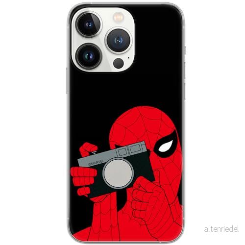 ERT GROUP mobiltelefonfodral för Iphone 13 PRO originalt och officiellt licensierat Marvel mönster Spider Man 026 optimalt anpassad till formen på mobiltelefonen, fodral tillverkad av TPU plast 5905795003166