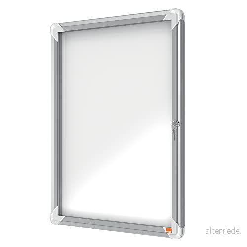 Nobo Låsbar Magnetisk Anslagstavla För Utomhusbruk - 4 x A4 - Premium Plus - Vit - 1902577 5028252064033
