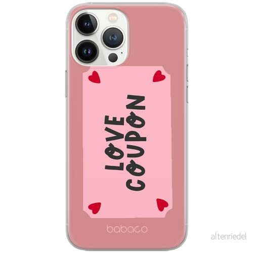 ERT GROUP mobiltelefonfodral för Apple Iphone 12/12 PRO originalt och officiellt licensierat Babaco mönster Love Coupon 001 Vit anpassad till formen på mobiltelefonen, fodral tillverkad av TPU plast 5904805029233
