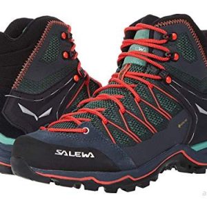 Salewa MTN Trainer LITE MID GTX Hikingskor, Storlek: 38, Feld green/fluo coral Skinn och textil 4053866154383 Salewa MTN Trainer LITE MID GTX Hikingskor, Storlek: 38, Feld green/fluo coral Skinn och textil 4053866154383