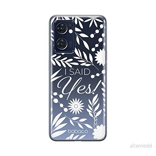 ERT GROUP mobiltelefonfodral för Oppo RENO 7 5G originalt och officiellt licensierat Babaco mönster I said Yes! 002 optimalt anpassad till formen på mobiltelefonen, gedeeltelijk transparant 5905511316396