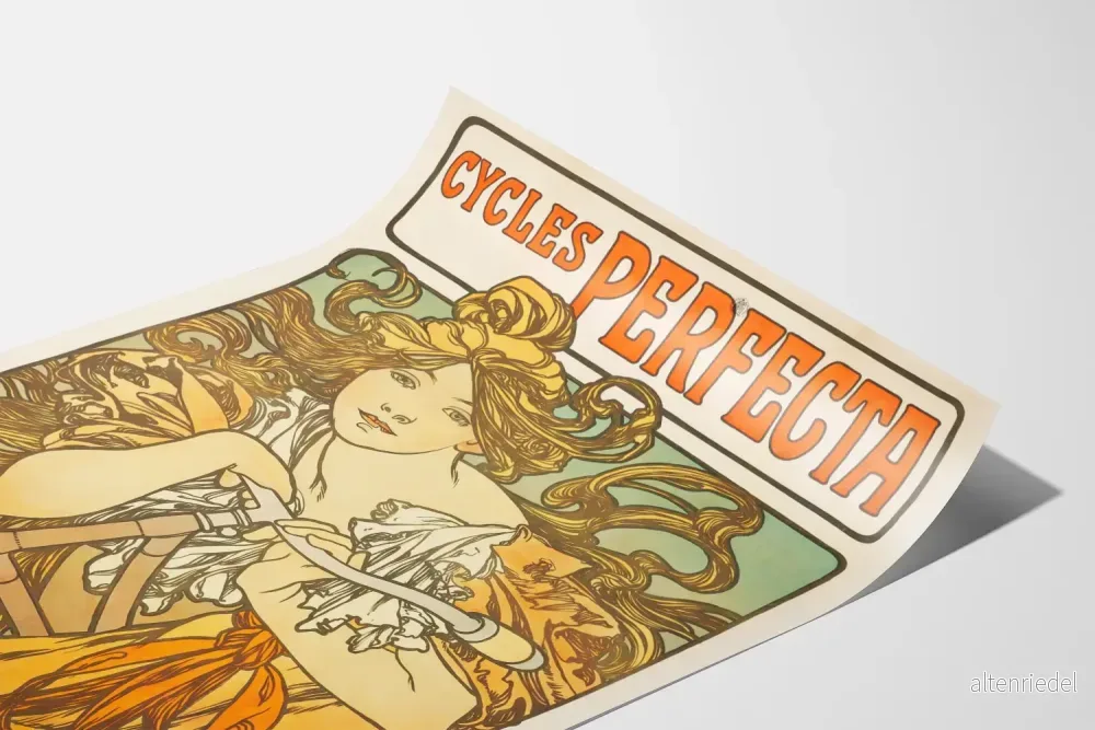 Vintageposter Cycles Perfecta i jugendstil - Bild 3