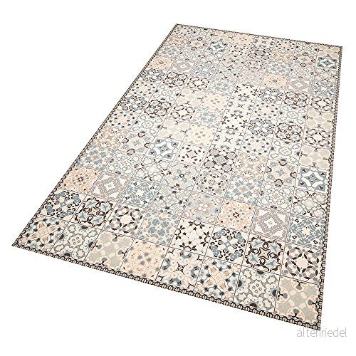 Zala Living Zoe vinylmatta 97 x 140 0,02 cm Hellblau/Creme 4260525256542