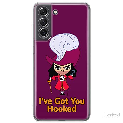 ERT GROUP mobiltelefonfodral för Samsung S21 FE originalt och officiellt licensierat Disney mönster James Hook 001 optimalt anpassad till formen på mobiltelefonen, fodral tillverkad av TPU plast 5905131450982