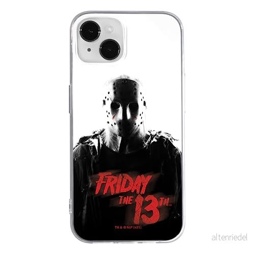 ERT GROUP mobiltelefonfodral för Iphone 14 originalt och officiellt licensierat Horror mönster Friday The 13th 014 optimalt anpassad till formen på mobiltelefonen, fodral tillverkad av TPU plast 5905511114091