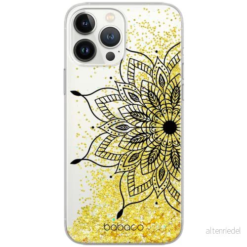 ERT GROUP mobiltelefonfodral för Apple Iphone 6/7 / 8 originalt och officiellt licensierat Babaco mönster Mandalas 004 Vit optimalt anpassad till formen på mobiltelefonen, med glitter overflow effekt 5904805827471