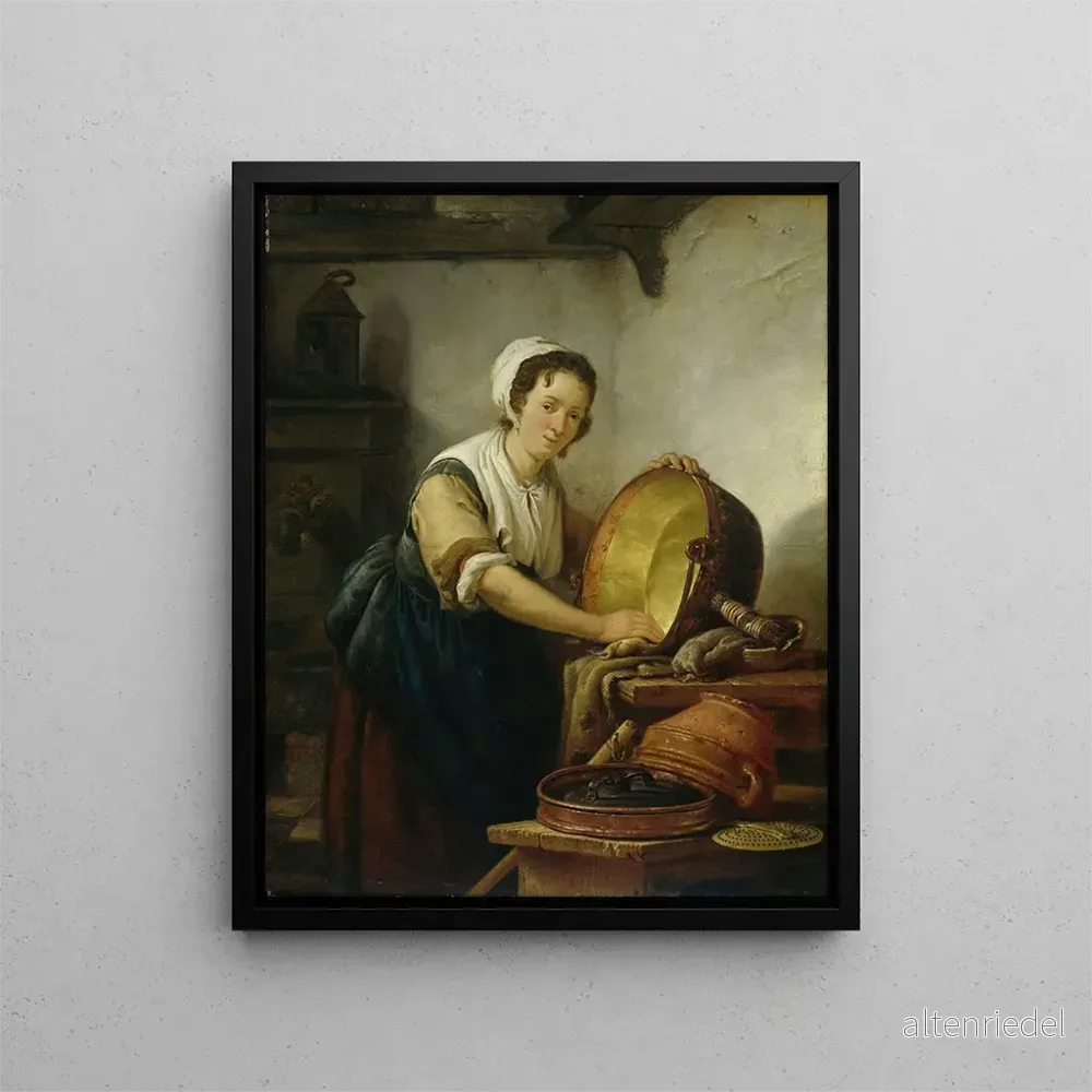 Målning Le nettoyeur de chaudron - Abraham van Strij | Konsttryck