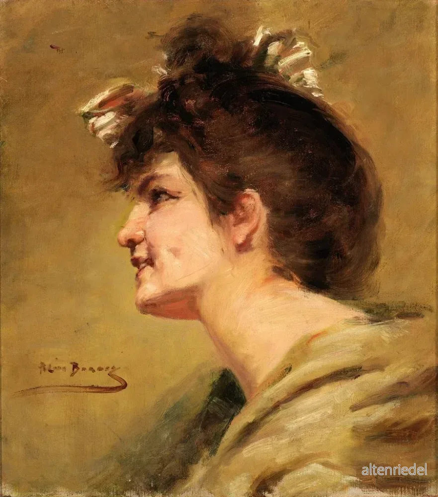 Målning La fossette - Alice Pike Barney | Konsttryck - Bild 2