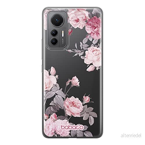 ERT GROUP mobiltelefonfodral för Xiaomi 12 LITE originalt och officiellt licensierat Babaco mönster Flowers 055 optimalt anpassad till formen på mobiltelefonen, gedeeltelijk transparant 5905511510732