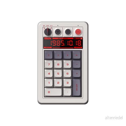8BitDo Retro 18 Mechanical Numpad, Supports Calculator Mode, Bluetooth/2.4G/Wired Numpad for Windows and Android N Edition 6922621505686