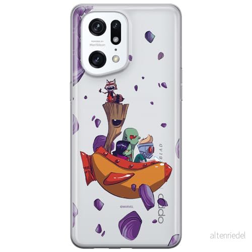 ERT GROUP mobiltelefonfodral för Oppo FIND X5 PRO originalt och officiellt licensierat Marvel mönster Guardians of the Galaxy 010 anpassad till formen på mobiltelefonen, gedeeltelijk transparant 5905511400705