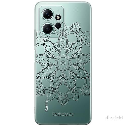 ERT GROUP mobiltelefonfodral för Xiaomi REDMI NOTE 12 4G originalt och officiellt licensierat Babaco mönster Mandalas 006 anpassad till formen på mobiltelefonen, fodral tillverkad av TPU plast 5905511945510