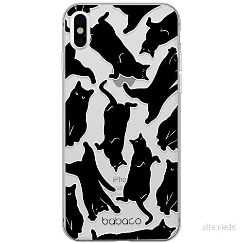 ERT GROUP mobiltelefonfodral för Iphone XS Max originalt och officiellt licensierat Babaco mönster Cats 005 optimalt anpassad till formen på mobiltelefonen, gedeeltelijk transparant 5905131124432