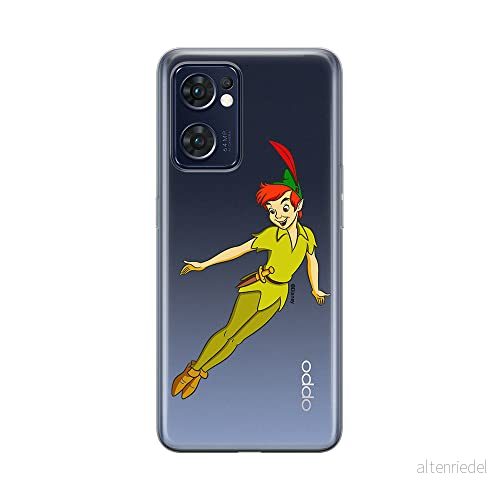 ERT GROUP mobiltelefonfodral för Oppo RENO 7 5G originalt och officiellt licensierat Disney mönster Peter Pan 001 optimalt anpassad till formen på mobiltelefonen, gedeeltelijk transparant 5905511313784