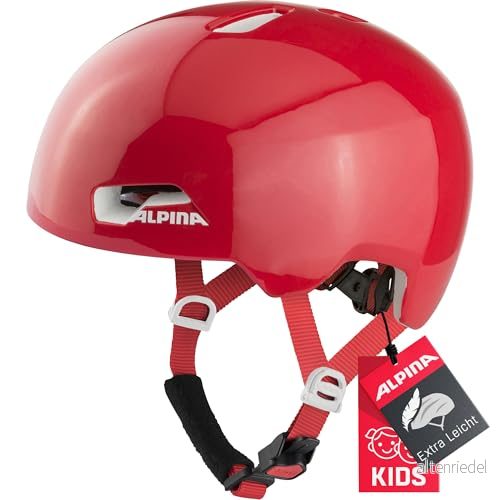 ALPINA Unisex Barn, HACKNEY Cykelhjälm, red gloss, 47 51 cm 4003692316301 ALPINA Unisex Barn, HACKNEY Cykelhjälm, red gloss, 47 51 cm 4003692316301