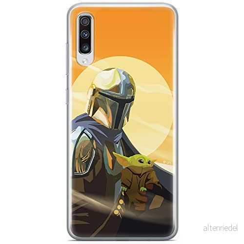 ERT GROUP mobiltelefonfodral för Samsung A70 originalt och officiellt licensierat Star Wars mönster Baby Yoda 020 optimalt anpassad till formen på mobiltelefonen, fodral tillverkad av TPU plast 5904805068164