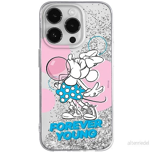 ERT GROUP mobiltelefonfodral för Apple Iphone 14 PRO MAX originalt och officiellt licensierat Disney mönster Minnie 055 optimalt anpassad till formen på mobiltelefonen, med glitter overflow effekt 5905511602413