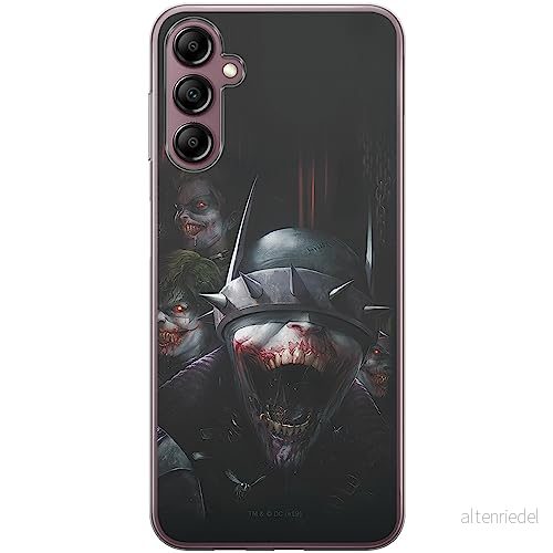 ERT GROUP mobiltelefonfodral för Samsung A14 4G/5G originalt och officiellt licensierat DC mönster Batman Who Laughs 003 optimalt anpassad till formen på mobiltelefonen, fodral tillverkad av TPU plast 5905511822644