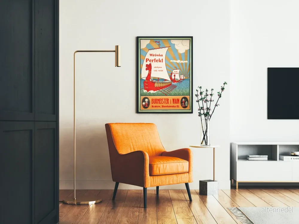 Vintageposter av Vikingsbåtar Burmeister i Wain - Bild 2