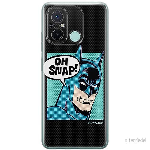 ERT GROUP mobiltelefonfodral för Xiaomi REDMI 12C/ 11A originalt och officiellt licensierat DC mönster Batman 038 optimalt anpassad till formen på mobiltelefonen, fodral tillverkad av TPU plast 5905511851309