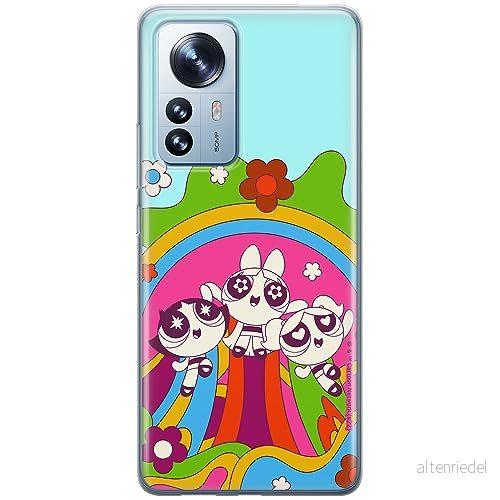 ERT GROUP mobiltelefonfodral för Xiaomi 12 / 12X originalt och officiellt licensierat The Powerpuff Girls mönster 045, fodral tillverkad av TPU plast 5905511988579