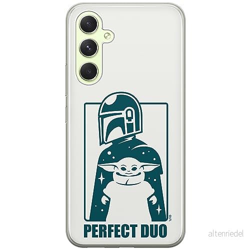 ERT GROUP mobiltelefonfodral för Samsung A54 5G originalt och officiellt licensierat Star Wars mönster Baby Yoda 034 optimalt anpassad till formen på mobiltelefonen, fodral tillverkad av TPU plast 5905511811235