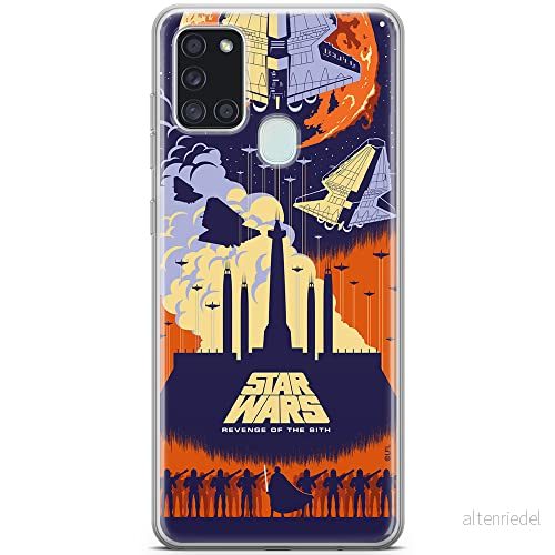 ERT GROUP mobiltelefonfodral för Samsung A21s originalt och officiellt licensierat Star Wars mönster 030 optimalt anpassad till formen på mobiltelefonen, fodral tillverkad av TPU plast 5903040261880