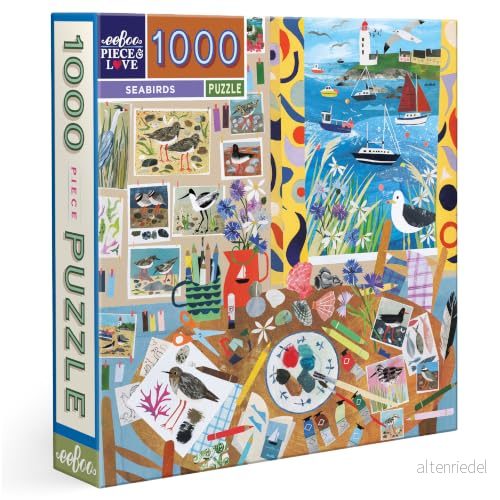 eeBoo Puzzle 1000 pcs Seabirds 689196516016