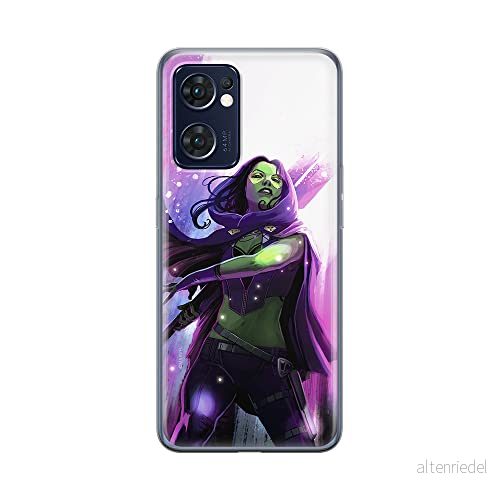ERT GROUP mobiltelefonfodral för Oppo RENO 7 5G originalt och officiellt licensierat Marvel mönster Gamora 001 optimalt anpassad till formen på mobiltelefonen, fodral tillverkad av TPU plast 5905511301590