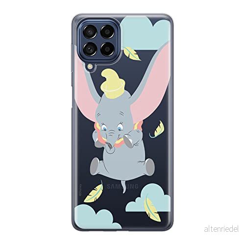 ERT GROUP mobiltelefonfodral för Samsung M33 5G originalt och officiellt licensierat Disney mönster Dumbo 014 optimalt anpassad till formen på mobiltelefonen, gedeeltelijk transparant 5905511351168