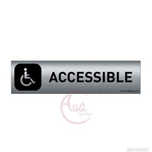 AUA SIGNALETIQUE tryckt aluminiumskylt AluSign DARK 200 x 50 mm dubbelsidig självhäftande på baksidan (tillgänglig) 3666180037051 AUA SIGNALETIQUE tryckt aluminiumskylt AluSign DARK 200 x 50 mm dubbelsidig självhäftande på baksidan (tillgänglig) 3666180037051