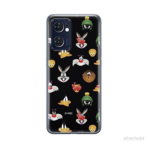 ERT GROUP mobiltelefonfodral för Oppo RENO 7 5G originalt och officiellt licensierat Looney Tunes mönster 007 optimalt anpassad till formen på mobiltelefonen, fodral tillverkad av TPU plast 5905511311377