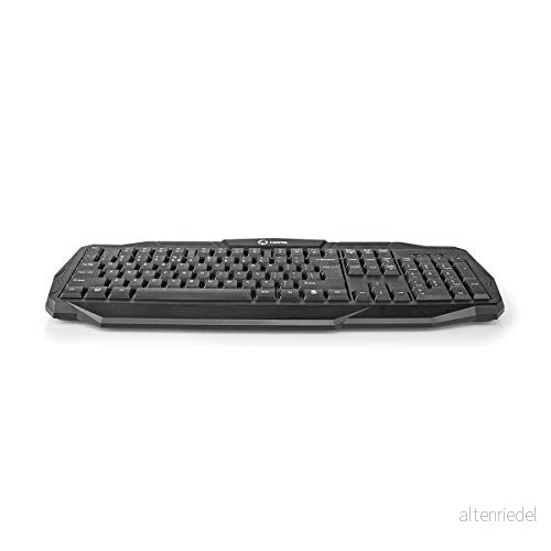 Nedis Gaming Tangentbord Universal Svart 5412810270576
