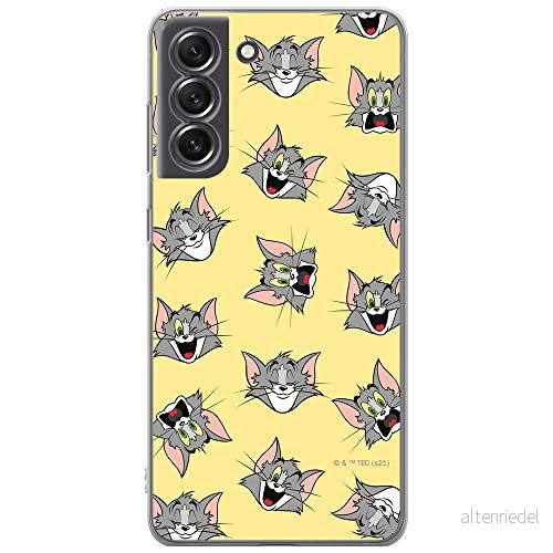 ERT GROUP mobiltelefonfodral för Samsung S21 FE originalt och officiellt licensierat Tom and Jerry mönster 007 optimalt anpassad till formen på mobiltelefonen, fodral tillverkad av TPU plast 5904805257070