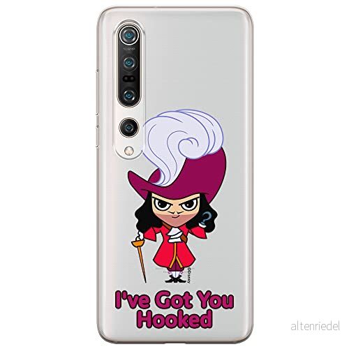ERT GROUP mobiltelefonfodral för Xiaomi MI 10 / PRO originalt och officiellt licensierat Disney mönster James Hook 001 optimalt anpassad till formen på mobiltelefonen, gedeeltelijk transparant 5905131455413
