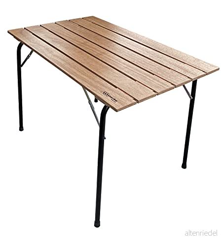 CASTELMERLINO 280 bord fällbara ben utomhus camping terrass platt i Okumè Marin Plywood cm 100x60 8052536262805