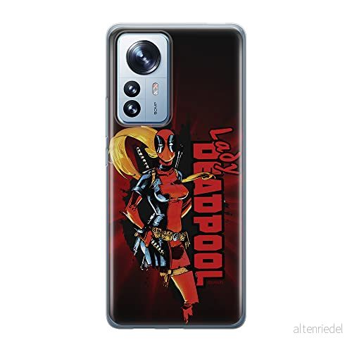ERT GROUP mobiltelefonfodral för Xiaomi 12 / 12X originalt och officiellt licensierat Marvel mönster Deadpool 009 optimalt anpassad till formen på mobiltelefonen, fodral tillverkad av TPU plast 5905511478216