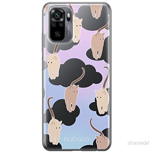 ERT GROUP mobiltelefonfodral för Xiaomi REDMI NOTE 10/ 10S originalt och officiellt licensierat Babaco mönster Cats 015 optimalt anpassad till formen på mobiltelefonen, gedeeltelijk transparant 5905131117564