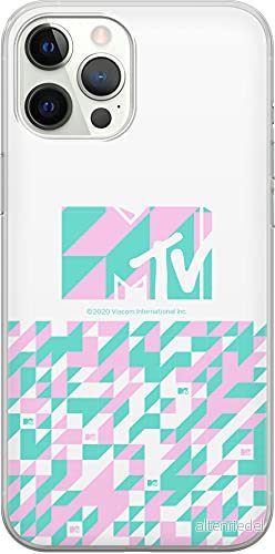 ERT GROUP Original och officiellt licensierad MTV smartphoneväska för iPhone 12 PRO MAX, optimal smartphoneform, stötsäker. 5903040384305