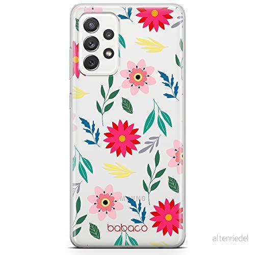 ERT GROUP mobiltelefonfodral för Samsung A73 5G originalt och officiellt licensierat Babaco mönster Flowers 010 optimalt anpassad till formen på mobiltelefonen, gedeeltelijk transparant 5904805518065