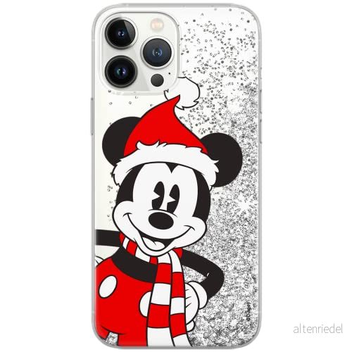 ERT GROUP mobiltelefonfodral för Apple Iphone XS originalt och officiellt licensierat Disney mönster Mickey 039 Vit optimalt anpassad till formen på mobiltelefonen, med glitter overflow effekt 5903932076400