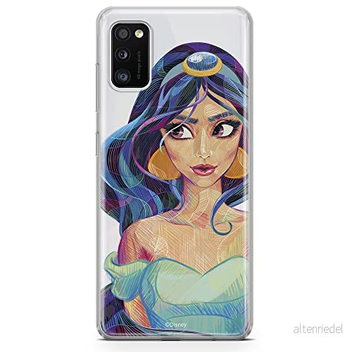 ERT GROUP mobiltelefonfodral för Samsung A41 originalt och officiellt licensierat Disney mönster Jasmine 002 optimalt anpassad till formen på mobiltelefonen, gedeeltelijk transparant 5903537509242
