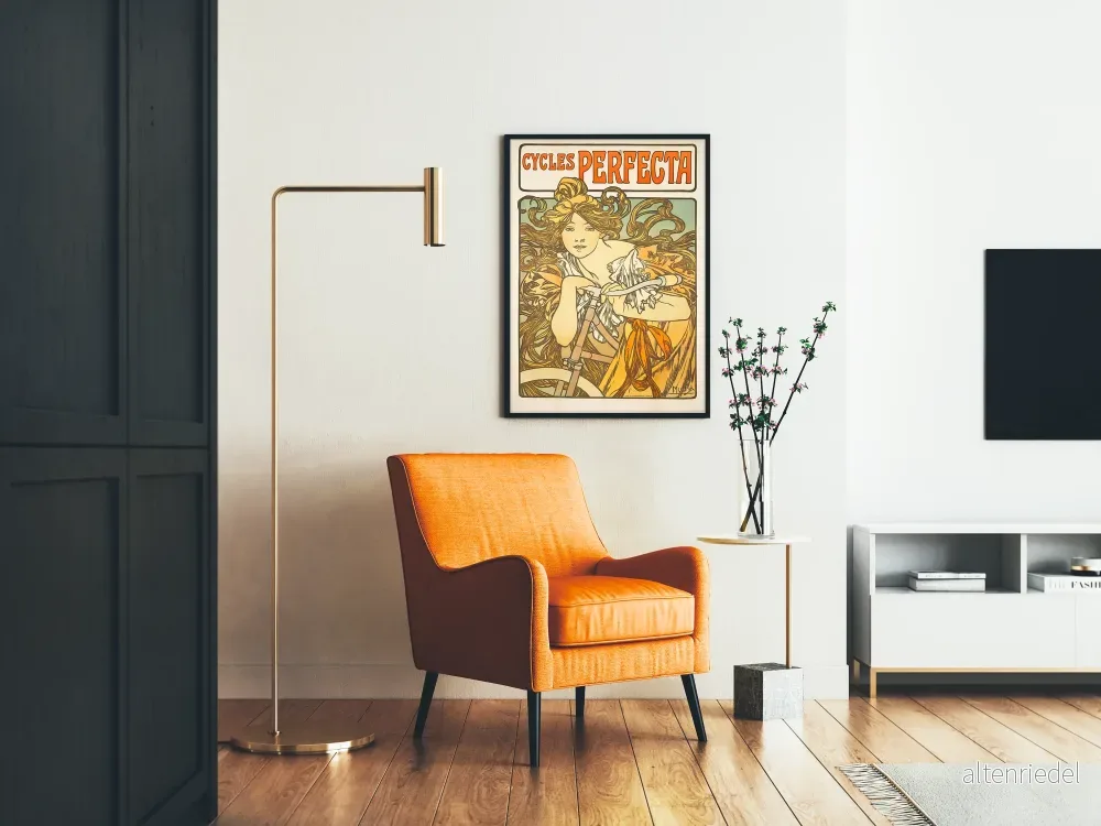 Vintageposter Cycles Perfecta i jugendstil - Bild 2