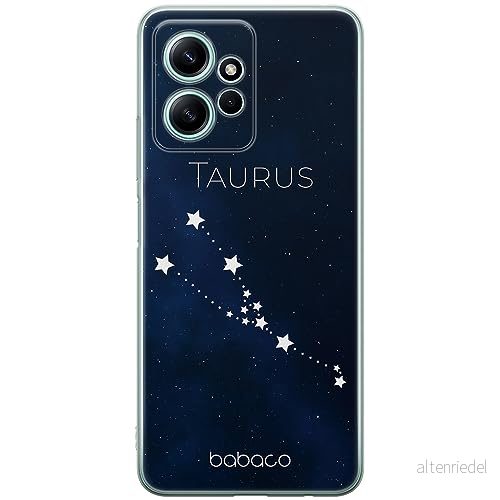 ERT GROUP mobiltelefonfodral för Xiaomi REDMI NOTE 12 4G originalt och officiellt licensierat Babaco mönster Zodiac Constellation 002, fodral tillverkad av TPU plast 5905511940843