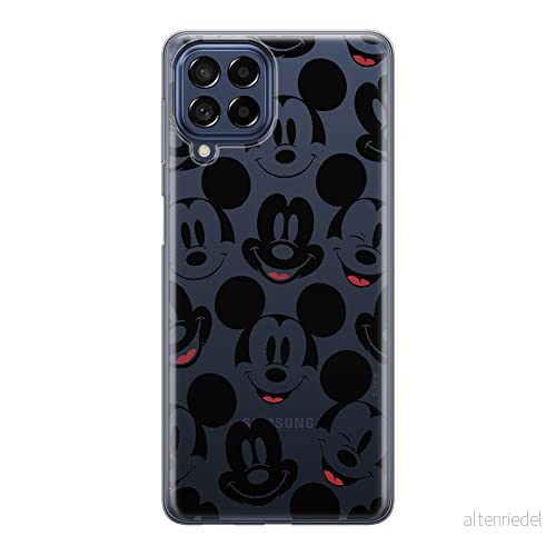ERT GROUP mobiltelefonfodral för Samsung M33 5G originalt och officiellt licensierat Disney mönster Mickey 018 optimalt anpassad till formen på mobiltelefonen, gedeeltelijk transparant 5905511344498