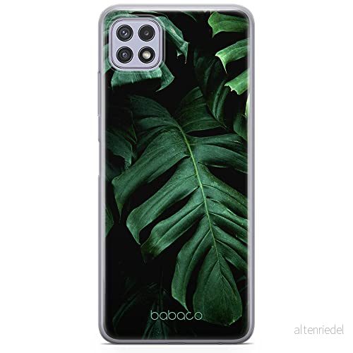 ERT GROUP mobiltelefonfodral för Samsung A22 5G originalt och officiellt licensierat Babaco mönster Plants 003 Vit optimalt anpassad till formen på mobiltelefonen, fodral tillverkad av TPU plast 5903932805109